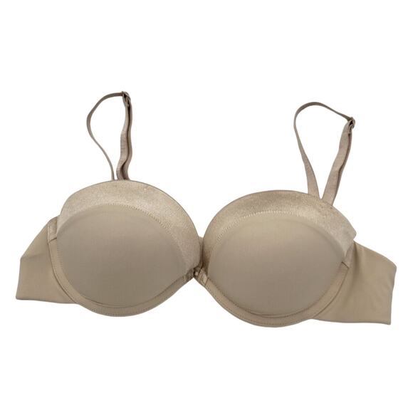 Maidenform Underwire Push Up Bra Self Expressions Tan Convertible Size 34A - Picture 1 of 7